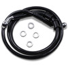 Drag Specialties - Brake Line - Front - +8" - Black - XL