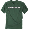 Factory Effex #28-87122 - Kawasaki Vintage T-Shirt - Forest Green - Medium