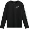 Alpinestars #1235-74100-10-M - Trackside Long-Sleeve CSF T-Shirt - Black - Medium