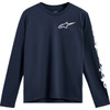 Alpinestars #1235-74100-70-XL - Trackside Long-Sleeve CSF T-Shirt - Navy - XL