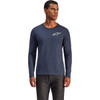 Alpinestars #1235-74100-70-XL - Trackside Long-Sleeve CSF T-Shirt - Navy - XL