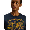 Alpinestars #1235-72355-70-M - Heritage Patch CSF T-Shirt - Navy - Medium