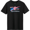 Alpinestars #1235-72365-1017-M - National CSF T-Shirt - Black/USA - Medium