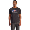 Alpinestars #1235-72365-1017-M - National CSF T-Shirt - Black/USA - Medium
