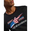 Alpinestars #1235-72365-1017-XL - National CSF T-Shirt - Black/USA - XL