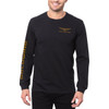 Honda Apparel #LEM25S-M52-S - Goldwing Long-Sleeve T-Shirt - Black/Gold - Small