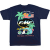 FMF #SU25118901NVYMD - Day-Glo T-Shirt - Navy - Medium