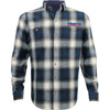 Throttle Threads #PSU39ST61BL3R - Parts Unlimited Flannel 25 Shirt - Blue/Black - 3XL