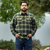Biltwell #8128-126-005 - HI Test Flannel Shirt - Moss - XL