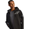 Alpinestars #1235-53200-1018-L - Esemex Zip Hoodie - Black/Charcoal - Large