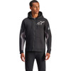 Alpinestars #1235-53200-1018-L - Esemex Zip Hoodie - Black/Charcoal - Large