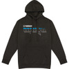 Yamaha Apparel #LEM25S-M35-L - Yamaha Racing Moto Hoodie - Black - Large