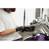 Fist Handwear #RW001S - Road Warrior Leather Gloves - Black - Small