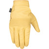 Fist Handwear #F-GRW-01324-2XL - Road Warrior Leather Gloves - Yellow - 2XL