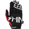 Thrashin Supply CO. #SV1-18-10 - Go Fast Stealth Gloves - Red - Large