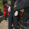Thrashin Supply CO. #TRG-00-07 - Roper Leather Gloves - Bone White - XS