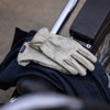 Thrashin Supply CO. #TRG-00-09 - Roper Leather Gloves - Bone White - Medium
