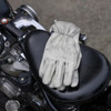 Thrashin Supply CO. #TRG-00-10 - Roper Leather Gloves - Bone White - Large