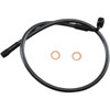 Magnum Shielding #AS478026 - Brake Line - 12mm-90° - 26" - Black Pearl