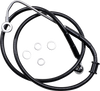 Brake Line - +10" - Black - 15-17 Softail