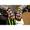 Fist Handwear #F-GS-01520-S - Strapped Caroline Buchanan Red Label Sprinkle Fades Gloves - Small
