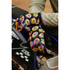 Fist Handwear #F-GS-01520-S - Strapped Caroline Buchanan Red Label Sprinkle Fades Gloves - Small