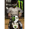 Fist Handwear #F-GS-01520-L - Strapped Caroline Buchanan Red Label Sprinkle Fades Gloves - Large