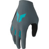 Thor - Women's Sportmode Iconic Gloves - Gray/Aqua - Small