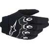 Alpinestars #3540226-12-M - Youth Full Bore V2 Gloves - Black/White - Medium