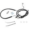 Drag Specialties - Brake Line - Rear - Black - +3" Non ABS