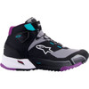 Alpinestars #2611523137065 - Stella CR-X Drystar® Shoes - Black/Gray/Teal/Purple - US 6.5