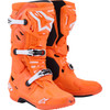 Alpinestars #2010520-4512-7 - Tech 10 Supervented Boots - Fluorescent Orange/Black/White - US 7 / EU 40.5