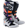 Alpinestars #2012025-1594-8 - Tech 7 Boots - Black/Light Gray/Fluorescent Orange/Magenta - US 8 / EU 42