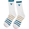 Thor - Crew Socks - White - Small/Medium - 3 Pack