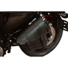 Willie & MAX Luggage #59778-05 - Blackjack Swingarm Bag - Dual Shock - Black