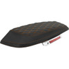 Saddlemen #L870-23-18403 - Saddlebag Lid Covers - Lattice - Orange Stitch - FLH/FLT '23-'25