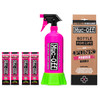 Muc-off USA #20609 - Punk Powder Concentrated Cleaner - 4 Pack with Bottle