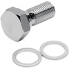 Drag Specialties - Banjo Bolt - 7/16"-24 w/ step-down to 3/8"