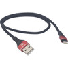 Ridepower #RPUSBLHT18 - Male USB to Male Lightning Cable - Phone - Charger - 18" - Black/Red