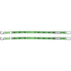 Factory Effex #22-45182 - Tie-Downs - Black/Green - Kawasaki