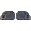 J & M #RKGR-HRG06 - Speaker Grills - Fairing - '98-'13 FLT