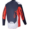 Alpinestars #3760125-7162-2X - Pro-Dura Long-Sleeve Jersey - Navy/Hot Orange/White - 2XL