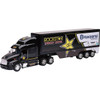 NEW RAY Toys #10963 - Peterbilt Rockstar Husqvarna Factory Race Team Truck - 1:32 Scale - Black/Yellow