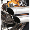 Cobra #6855 - Speedster Slashdown Exhaust - Chrome - '91-'05 Dyna