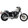Cobra #6855 - Speedster Slashdown Exhaust - Chrome - '91-'05 Dyna