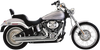 Speedster Slashdown Exhaust - Chrome - Softail