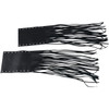Drag Specialties Seats - Fringed Leather Grip Covers - Rubber Grip