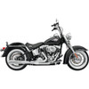 Bassani Xhaust #12111J - 2:1 Exhaust - Chrome - Long - Softail