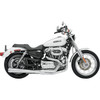 Bassani Xhaust #14111J - Road Rage Exhaust - Chrome - Long - '04-'13 XL