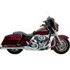 Bassani Xhaust #FLH-747 - B4 2:1 Exhaust - Chrome - Megaphone